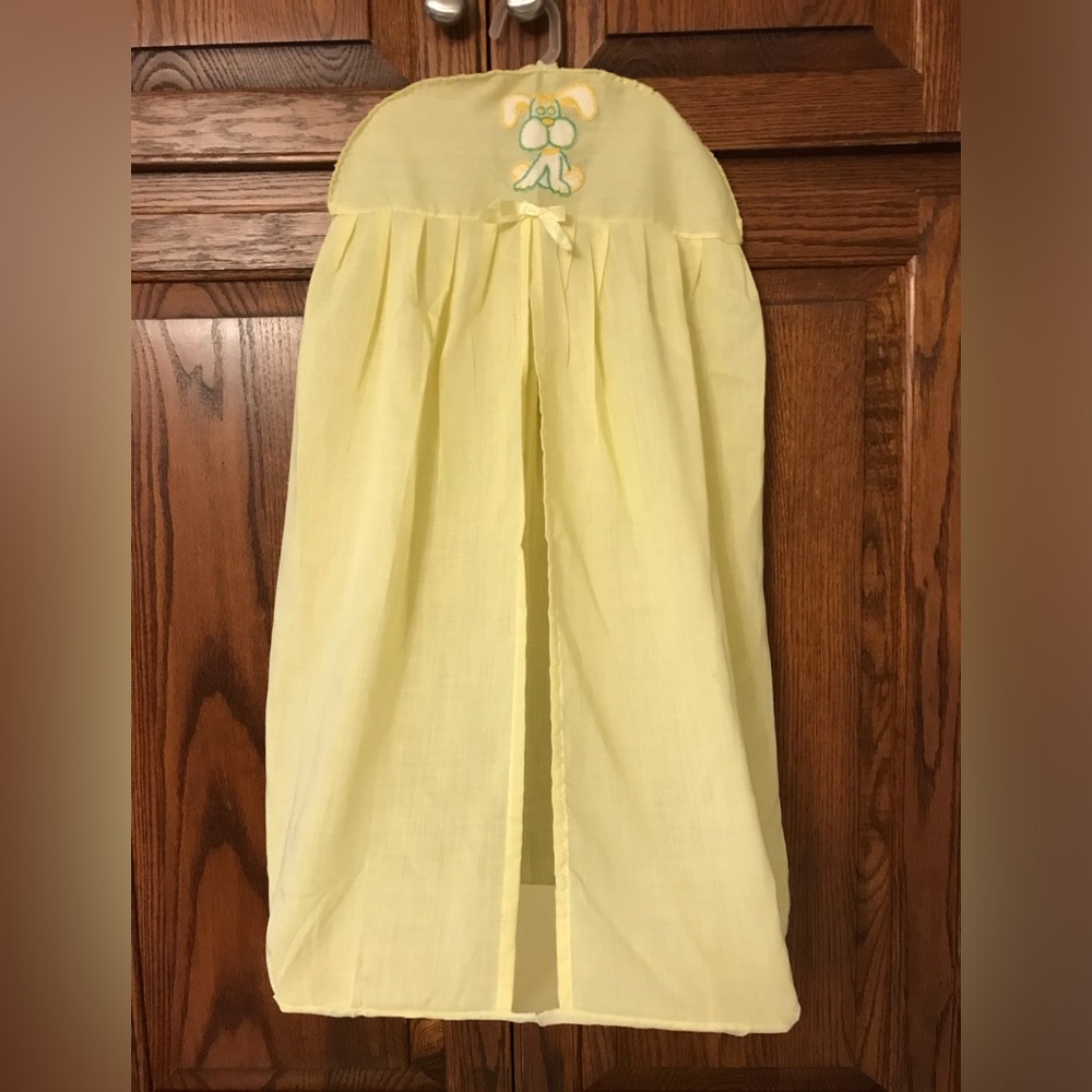 Yellow Nursery Diaper Holder